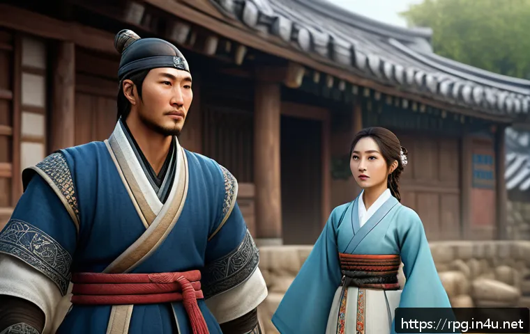 게임 내 NPC 상호작용 방식 - A dynamic fantasy RPG scene featuring an AI-driven NPC vividly reacting to a player&rsquo;s past choices; ...