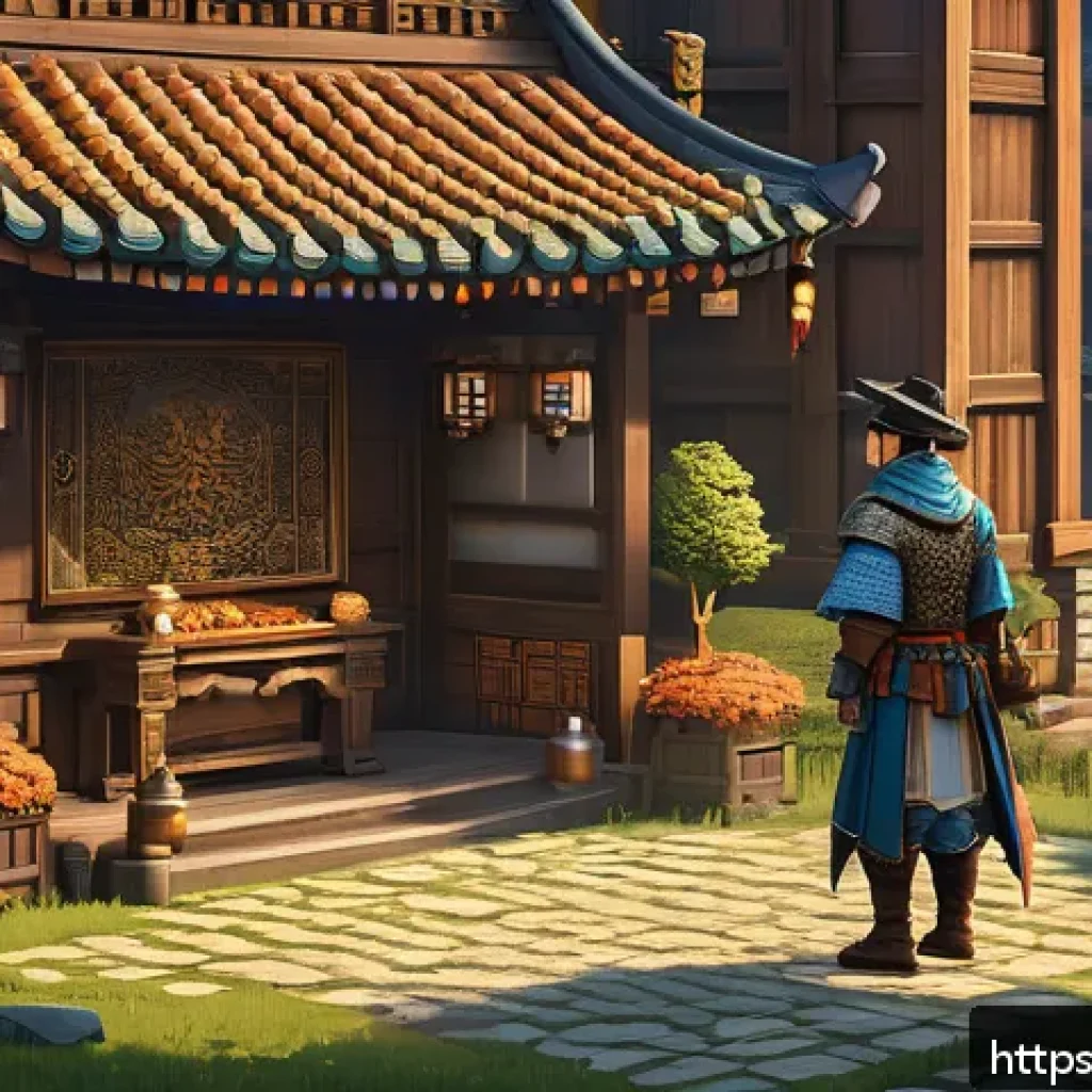 고전 RPG 리마스터 트렌드 - A visually rich scene showcasing a classic RPG character in pixel art style with modern enhancements...